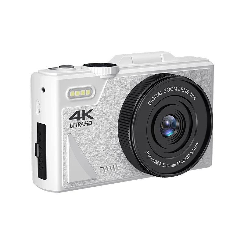 64MP Digital Photo Camera for Photography 4K Video Vlog Camcorder YouTube Webcam Cameras 18X Digital Zoom Camera 3" Flip Screen