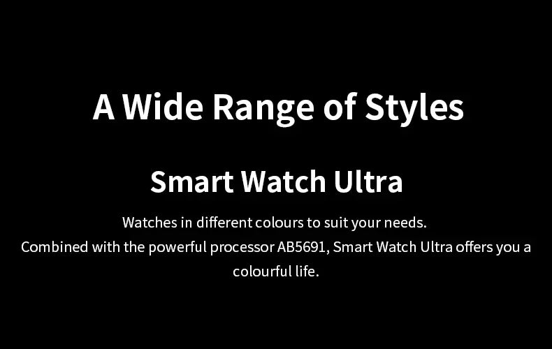 2024 New Watch Ultra GPS Track Smart Watch Men AMOLED Body Temperature Clock Sport Bluetooth Call Smart Watch For Samsung Galaxy