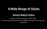 2024 New Watch Ultra GPS Track Smart Watch Men AMOLED Body Temperature Clock Sport Bluetooth Call Smart Watch For Samsung Galaxy