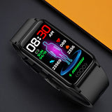 TK71pro Smart Watches For Men Women 1.47" Screen Fitness Tracker Heart Rate Blood Glucose Monitor IP68 Waterproof Smartwatch