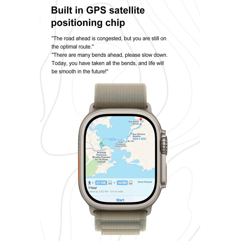 Original S9 Ultra Smart Watch 4G SIM Card Android 190 °Rotation Camera GPS WIFI APP Play Store Download Smartwatch Men Women