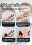 2024 New Non-invasive Blood glucose Smart Watch Blood pressure Blood lipids Uric acid AMOLED HD Screen Laser therapy Smartwatch