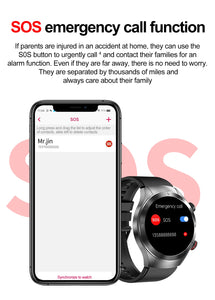 Laser Treatment Three High Smart Watch ECG Blood Glucose Smartwatch Body Temperature Bluetooth Call Clock 2024 New Medical Grade