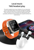 3ATM Waterproof AMOLED Bluetooth Call Smart Watch Men 600Mah Large Battery 100+ Sport GPS Fitness tracker Smartwatch Man 2024NEW