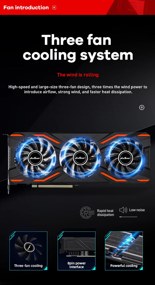 JIESHUO NVIDIA P104 100 4GB 1920SP Graphics card for Mining 16nm GDDR5X GPU 256-bit P104 100 4g KAS RVN CFX Eth (Slight rust)