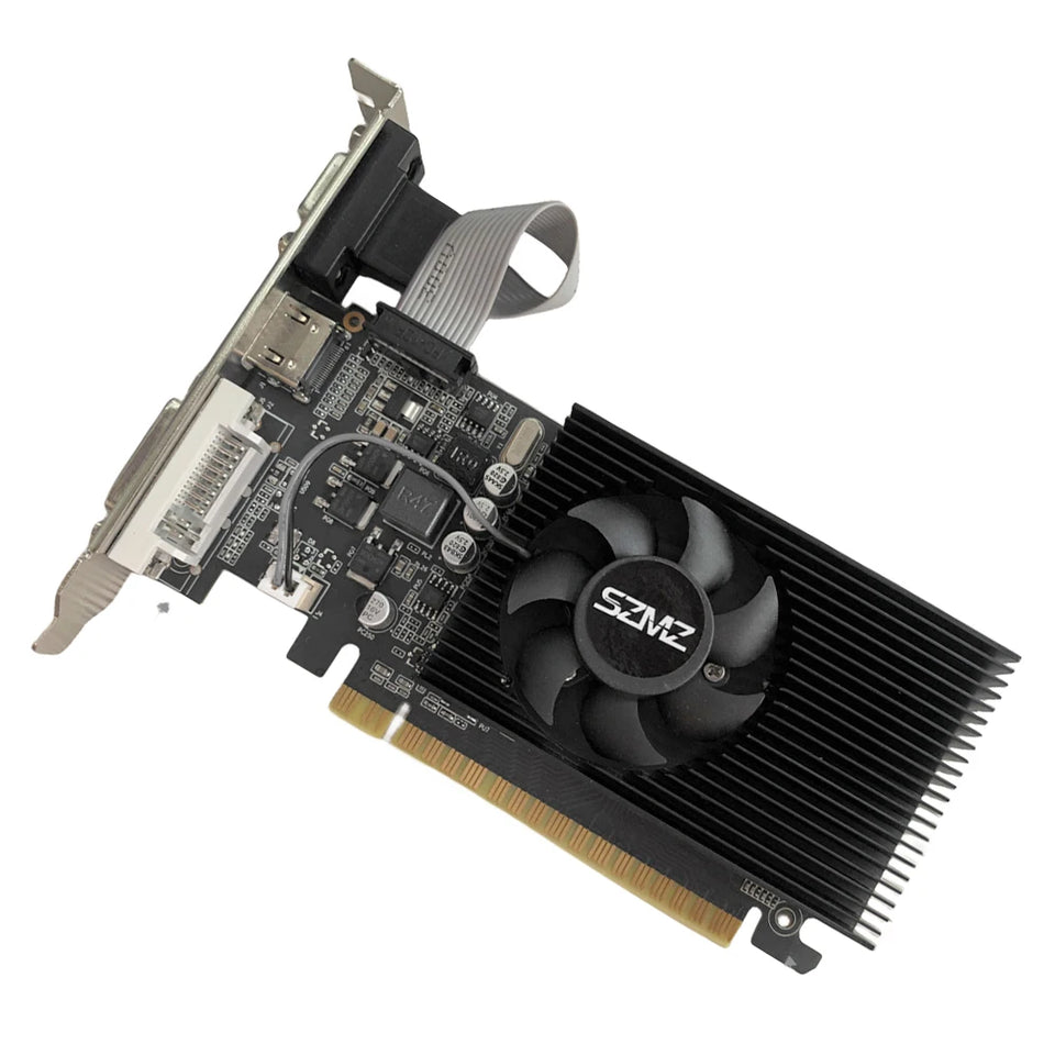 GT730 4GB DDR3 Graphics Card with HDM VGA DVI Port PCI-E2.0 16X Computer Graphics Video Card GT610 1/2GB for Office/Home