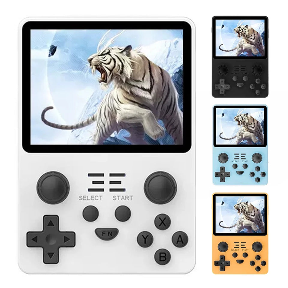 RGB20S Retro Handheld Game Console Open Source System 3.5inch IPS Screen Video Game Console With 16GB Card Add 32/64/128GB