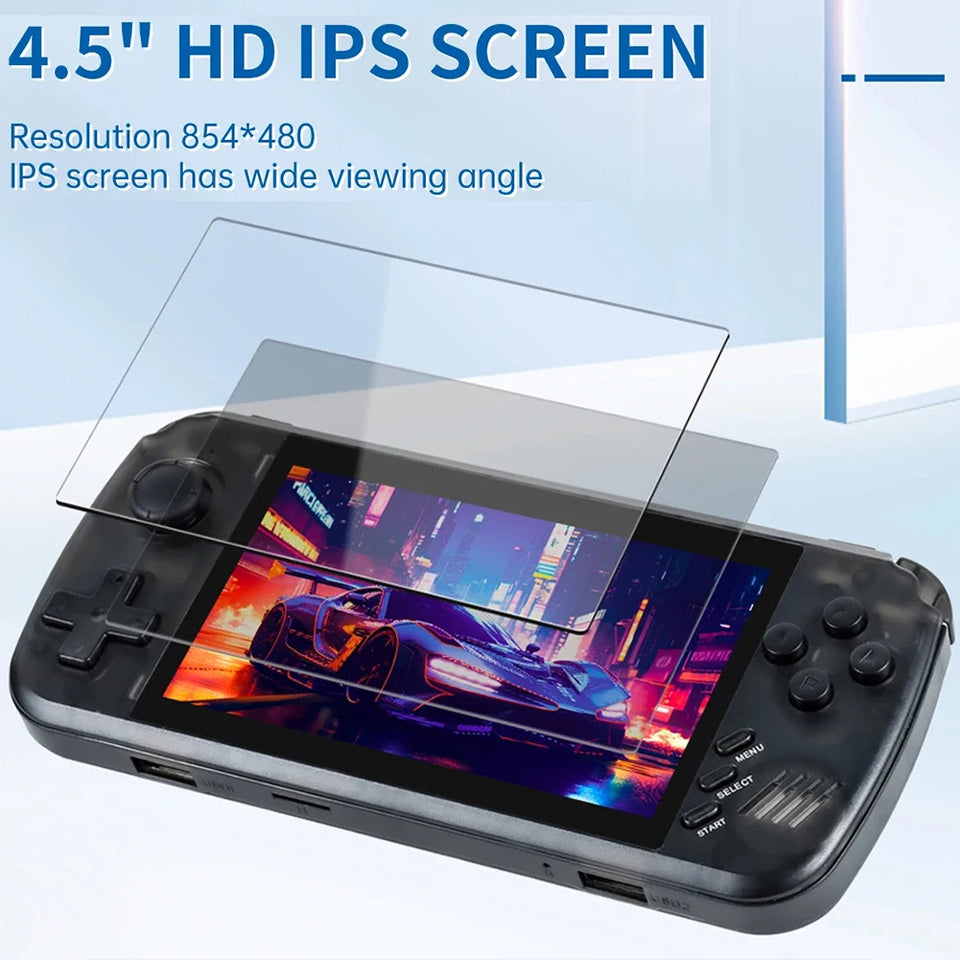 X39 Pro Handheld Game Console With 4000+ Games 4.5 Inch IPS Screen 3000mAh Rechargeable Battery Game Console Ideal Gift For Kids