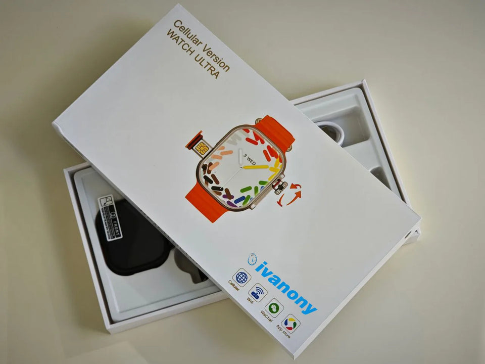 Smart Watch 4G S9 Ultra Android System WIFI GPS Rotary 180° Camera Play Store SIM Card Tiktok Youtube Whatsapp Reply Smartwatch