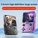 X6 Portable Video Game Console 2000mAh 3.5 Inch IPS Screen 8000 Games Built in 11 Emulators Support Double Player Children Gifts