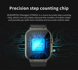 3ATM Waterproof AMOLED Bluetooth Call Smart Watch Men 600Mah Large Battery 100+ Sport GPS Fitness tracker Smartwatch Man 2024NEW