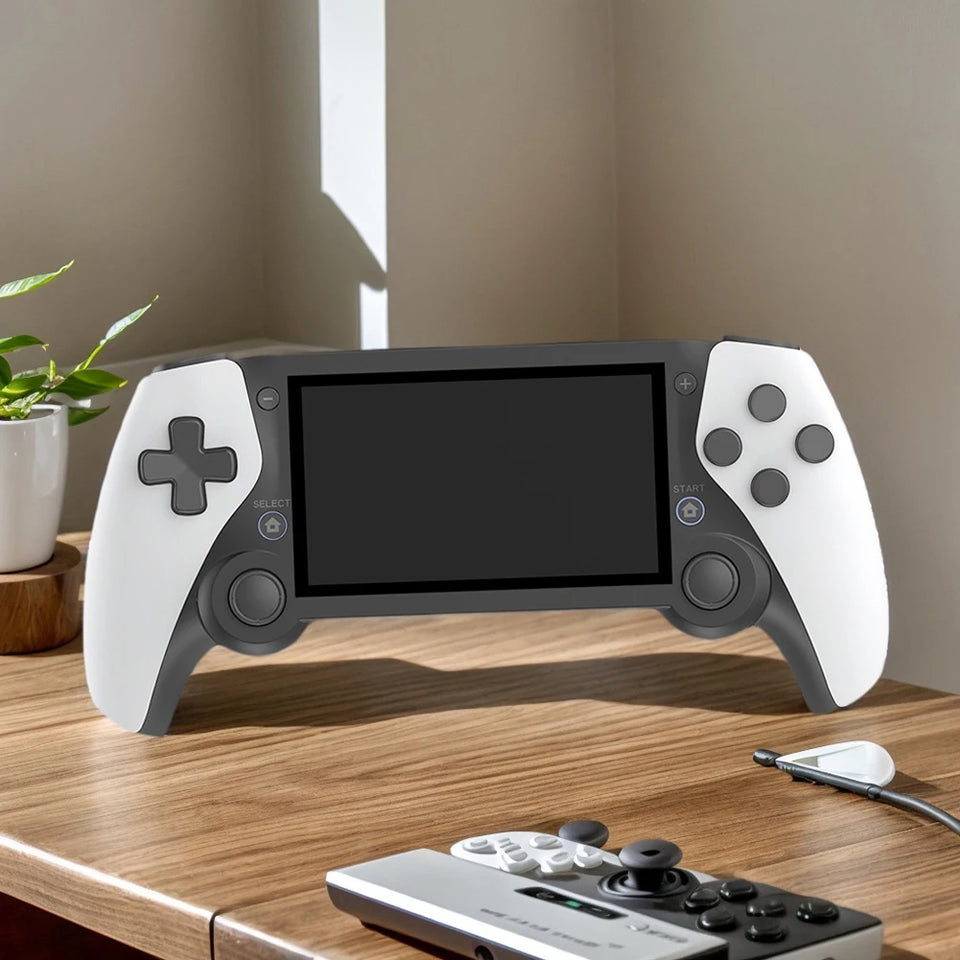 M25 Handheld Game Console Dual Wireless Controller 4.3 Inch 80*272 LCD Screen Handheld Game Player 3D Joystick Gift for PS1 Game