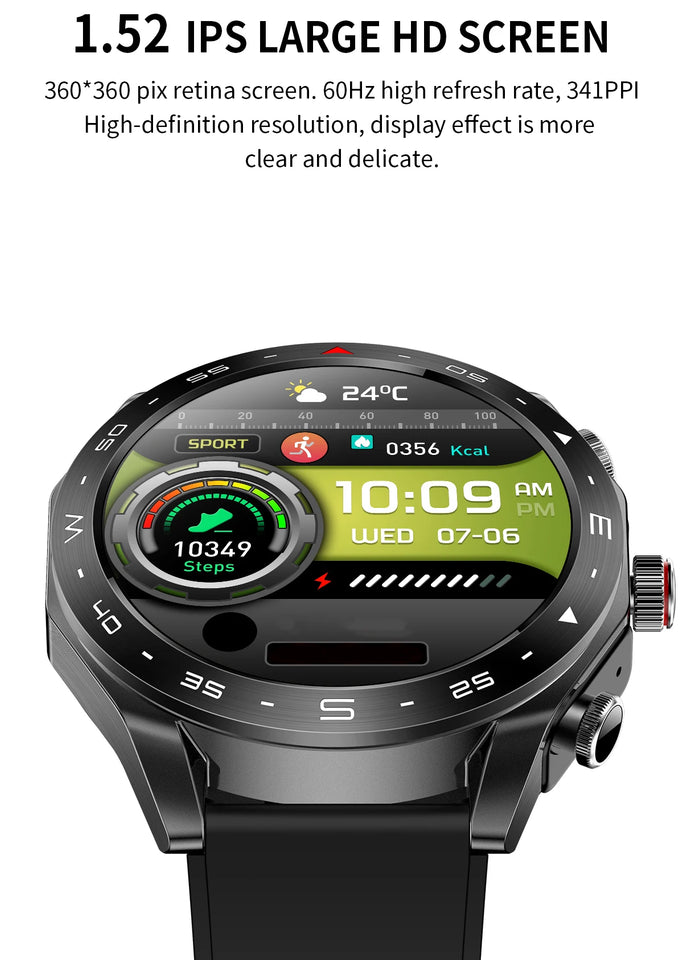 2024 New T95 Smart Watch TWS2 In 1 Bluetooth Earphones HIFI 9D Sound Quality With Built-In Speaker AI Voice Health Monitoring