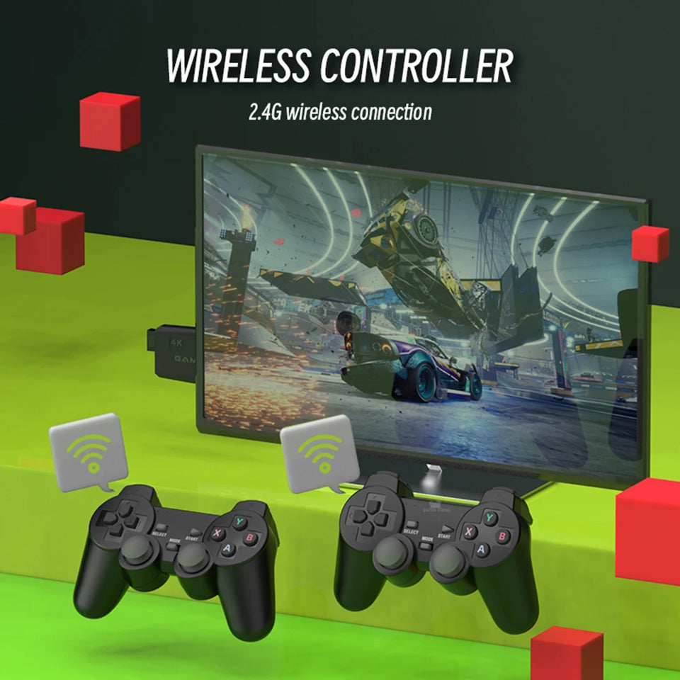 Y3 Lite Handheld Game Console 2.4G Wireless Console Game Stick Portable 4k HD Video Game Console Built-in 10000 Games For FC/GBA