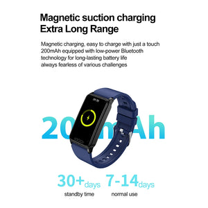 TK71pro Smart Watches For Men Women 1.47" Screen Fitness Tracker Heart Rate Blood Glucose Monitor IP68 Waterproof Smartwatch