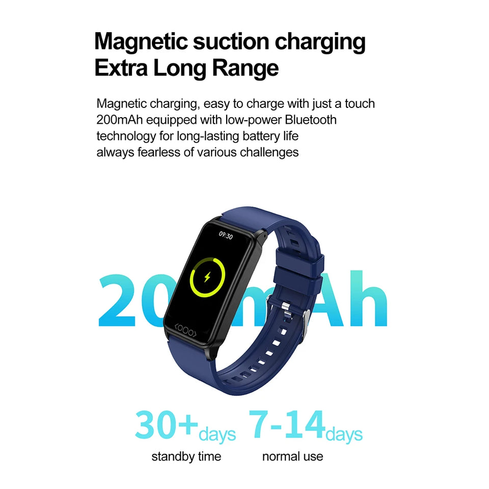 TK71pro Smart Watches For Men Women 1.47" Screen Fitness Tracker Heart Rate Blood Glucose Monitor IP68 Waterproof Smartwatch