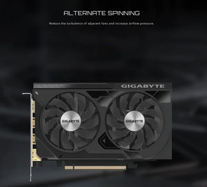 GIGABYTE GeForce RTX 4060 WINDFORCE OC 8G 2023 Gaming New Graphic Card GDDR6 RTX4060 8G Nvidia GPU Video Cards 8Pin 128 Bit