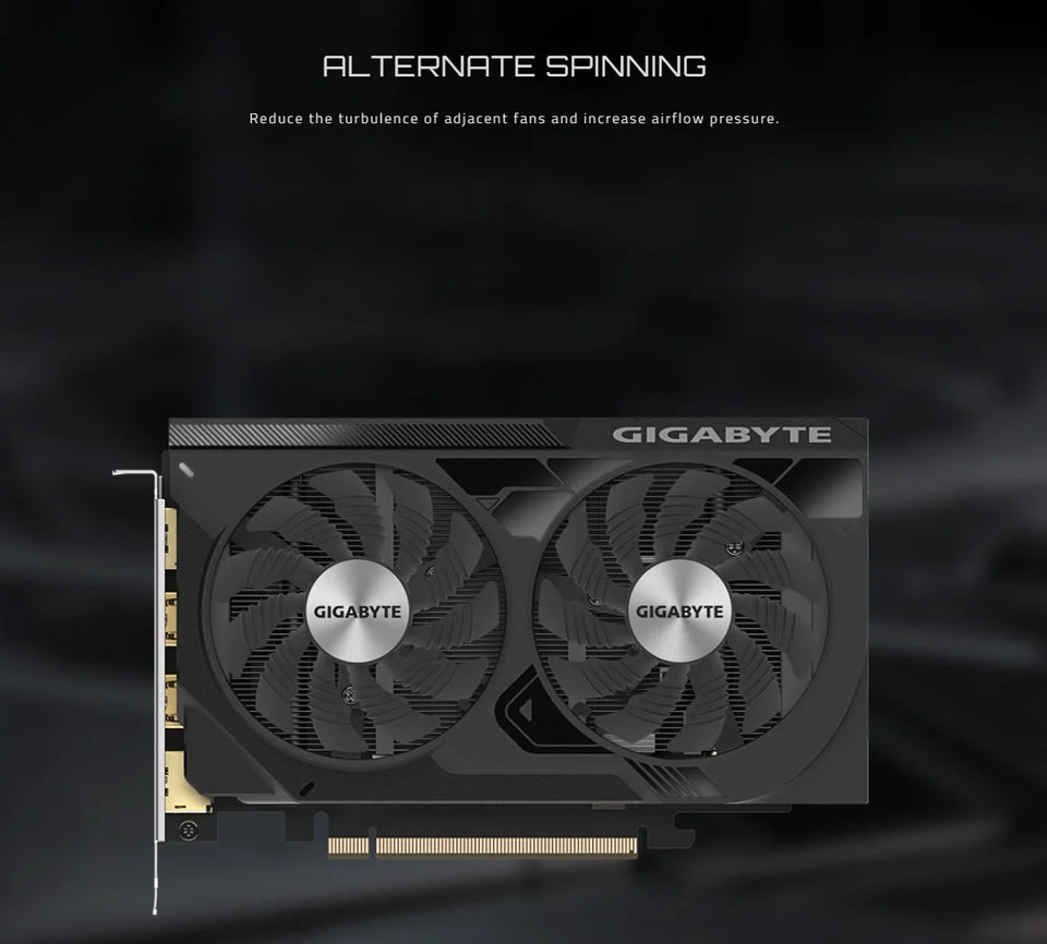 GIGABYTE GeForce RTX 4060 WINDFORCE OC 8G 2023 Gaming New Graphic Card GDDR6 RTX4060 8G Nvidia GPU Video Cards 8Pin 128 Bit