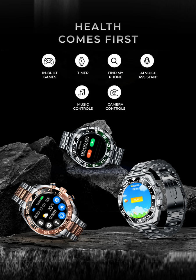 Aiweile AW35 High-end Luxury Man Watch Smart Watch Waterproof Bluetooth Call Digital Sport Business Original pk gts 3 vibe 7 pro