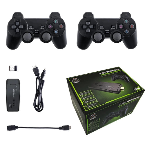 Video Game Console 64G Built-in 10000 Games Retro handheld Game Console Wireless Controller Game Stick For Best Kid Xmas Gift