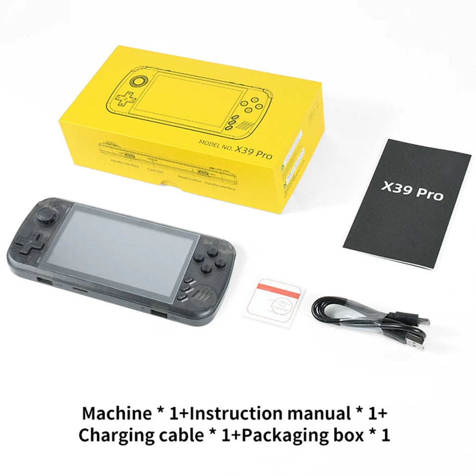 X39 Pro Handheld Game Console With 4000+ Games 4.5 Inch IPS Screen 3000mAh Rechargeable Battery Game Console Ideal Gift For Kids