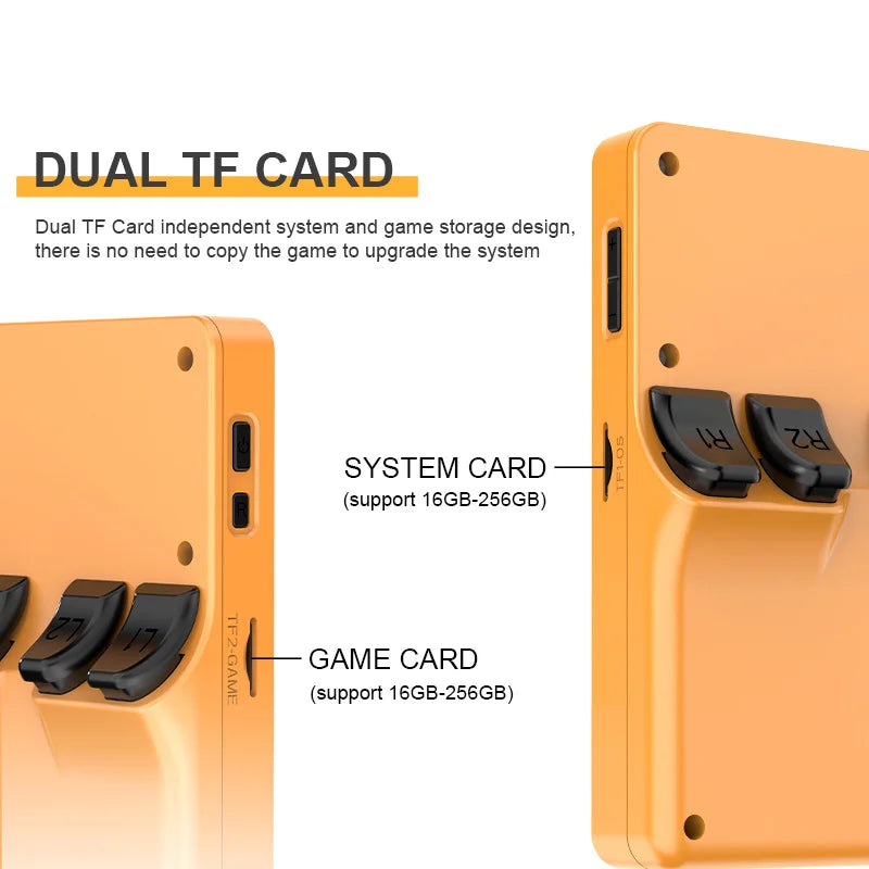 RGB20S Retro Handheld Game Console Open Source System 3.5inch IPS Screen Video Game Console With 16GB Card Add 32/64/128GB