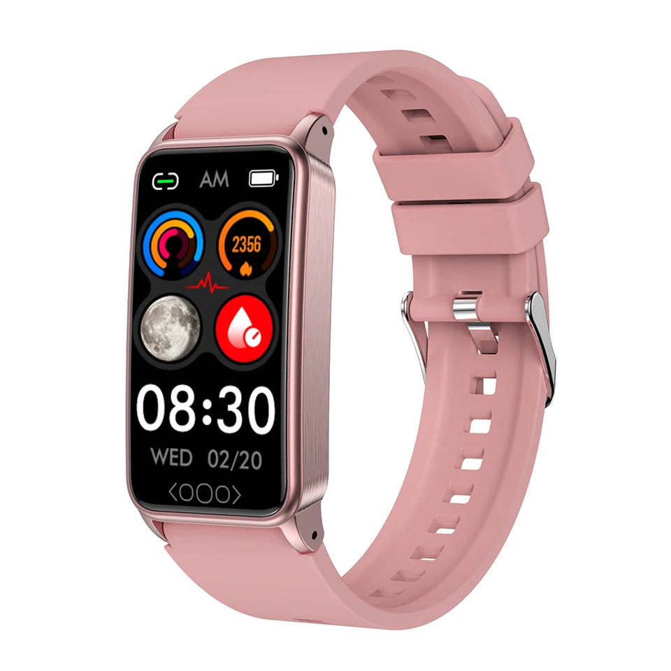TK71pro Smart Watches For Men Women 1.47" Screen Fitness Tracker Heart Rate Blood Glucose Monitor IP68 Waterproof Smartwatch
