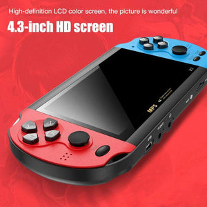 X7 Handheld Game Player 8GB Pocket Video Game Console AV TV Out MP3 MP4 Player Lightweight Game Playing Element