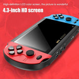 X7 Handheld Game Player 8GB Pocket Video Game Console AV TV Out MP3 MP4 Player Lightweight Game Playing Element