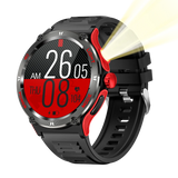 2024 new Smart Watch Men KT76 Sport Smart watches For Men Woman LED Flashlight Compass Bluetooth Call Heart Rate 3ATM Waterproof