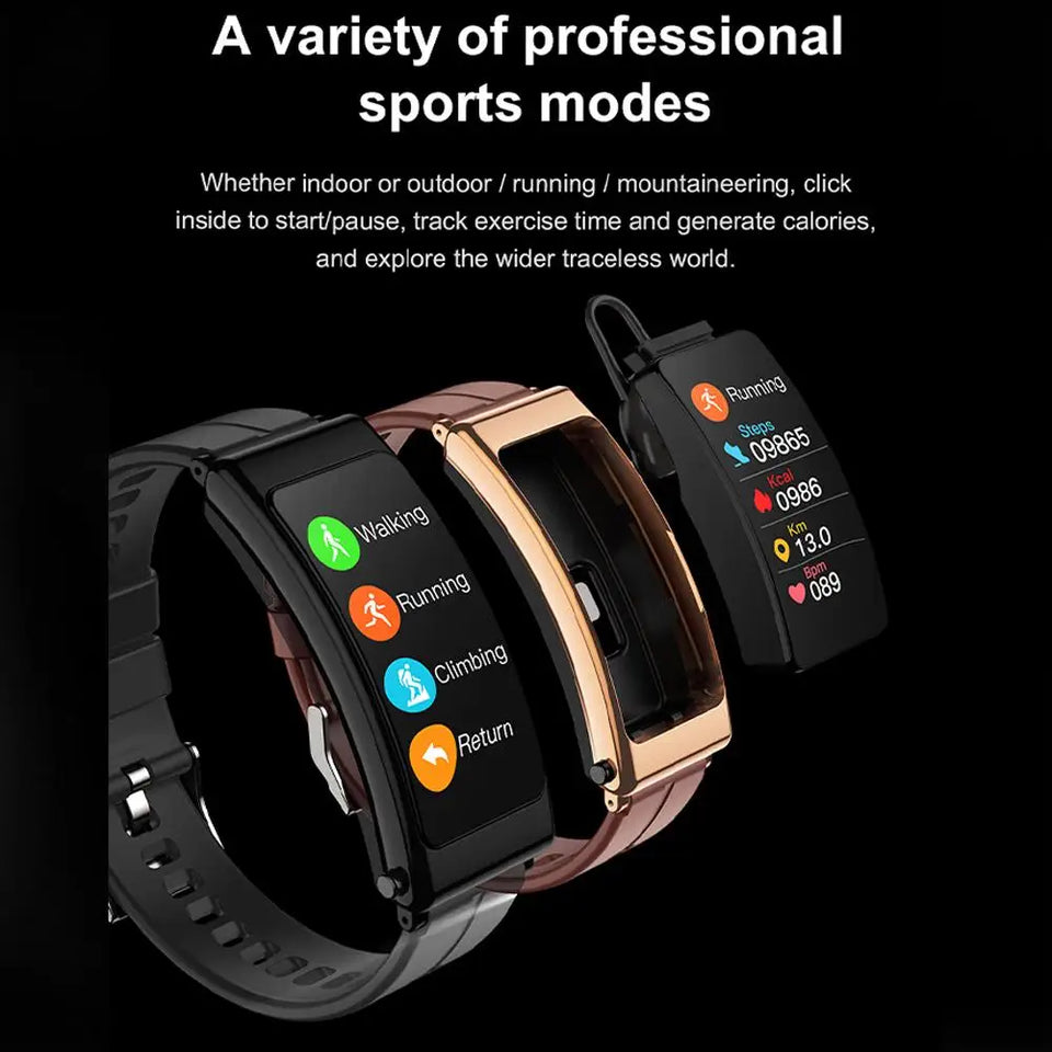 K13 Smart Watch With Bluetooth-compatible Earphone 2-in-1 Smart Smartwatch Pedometer Sports Bracelet