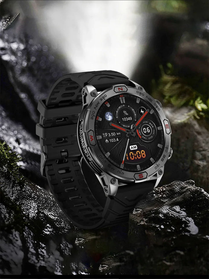 2024New For Huawei Xiaomi GPS Motion Trajectory Smart Watch Men Ultra HD AMOLED Screen Large Battery Bluetooth Call SmartWatches