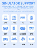 Gamehero POWKIDDY X55 5.5 INCH 1280*720 IPS Screen RK3566 Handheld Game Console Open-Source Retro Console Children's gifts