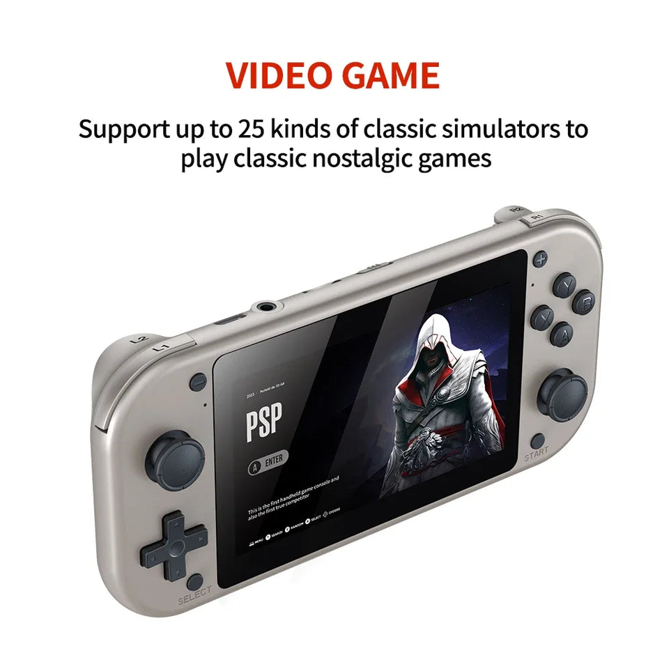 BOYHOM M17 Portable Pocket Video Player 256G 70000+Games 4.3”Screen Supports 25 emulators Linux System 4.3 Game Console Retro