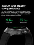 2024 New Non-invasive Blood glucose Smart Watch Blood pressure Blood lipids Uric acid AMOLED HD Screen Laser therapy Smartwatch