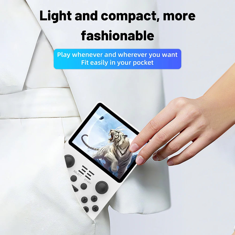 RGB20S Retro Handheld Game Console Open Source System 3.5inch IPS Screen Video Game Console With 16GB Card Add 32/64/128GB