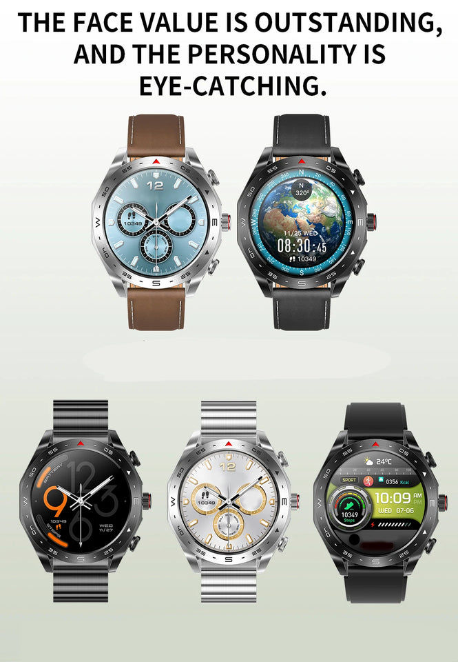 2024 New T95 Smart Watch TWS2 In 1 Bluetooth Earphones HIFI 9D Sound Quality With Built-In Speaker AI Voice Health Monitoring
