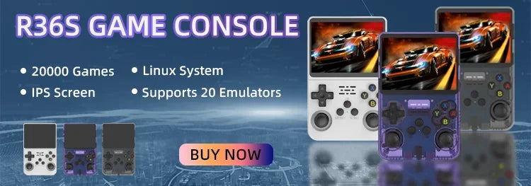 R36S Retro Handheld Game Console 3.5 inch 20000+ Games Preinstalled Emulator Linux System Open Source Portable Games Consoles