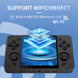 POWKIDDY RGB30 720*720 4 Inch Ips Screen Built-in WIFI RK3566 Opendinglinux Retro Handheld Game Console Children's Gifts