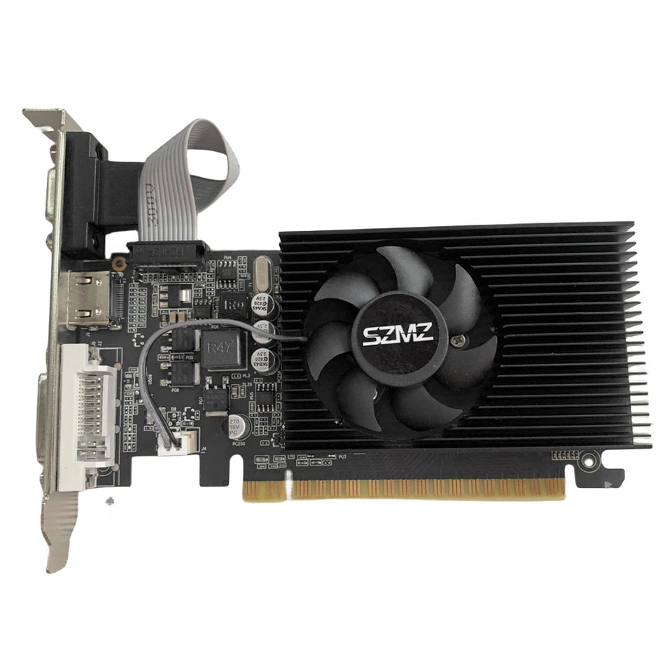 GT730 4GB DDR3 Graphics Card with HDM VGA DVI Port PCI-E2.0 16X Computer Graphics Video Card GT610 1/2GB for Office/Home