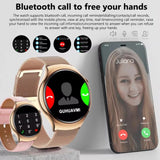 For Huawei IOS Xiaomi Gold Fashion Smart Watch Women GPS Sport Trajectory Heart Rate NFC Bluetooth Call Waterproof Smartwatches