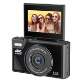 64MP Digital Photo Camera for Photography 4K Video Vlog Camcorder YouTube Webcam Cameras 18X Digital Zoom Camera 3" Flip Screen