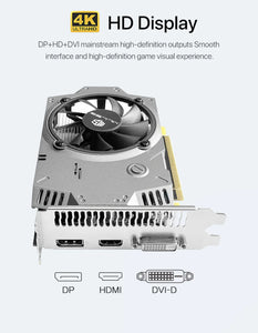MLLSE AMD Radeon RX 550 4GB Placa De Video Graphics Card GDDR5 128bit PCI-E X16 HDMI DP DVI rx 550 4gb Desktop Gaming Video Card
