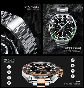 Aiweile AW35 High-end Luxury Man Watch Smart Watch Waterproof Bluetooth Call Digital Sport Business Original pk gts 3 vibe 7 pro