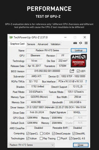 SEJISHI RX 470 4G Graphics Cards AMD Radeon RX470 4GB GDDR5 256bit Video Card HDMI DP DVI Desktop Gaming Computer placa de video