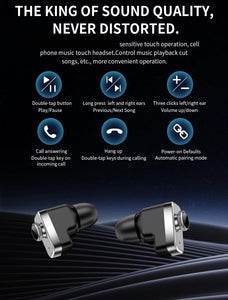 2024 New T95 Smart Watch TWS2 In 1 Bluetooth Earphones HIFI 9D Sound Quality With Built-In Speaker AI Voice Health Monitoring