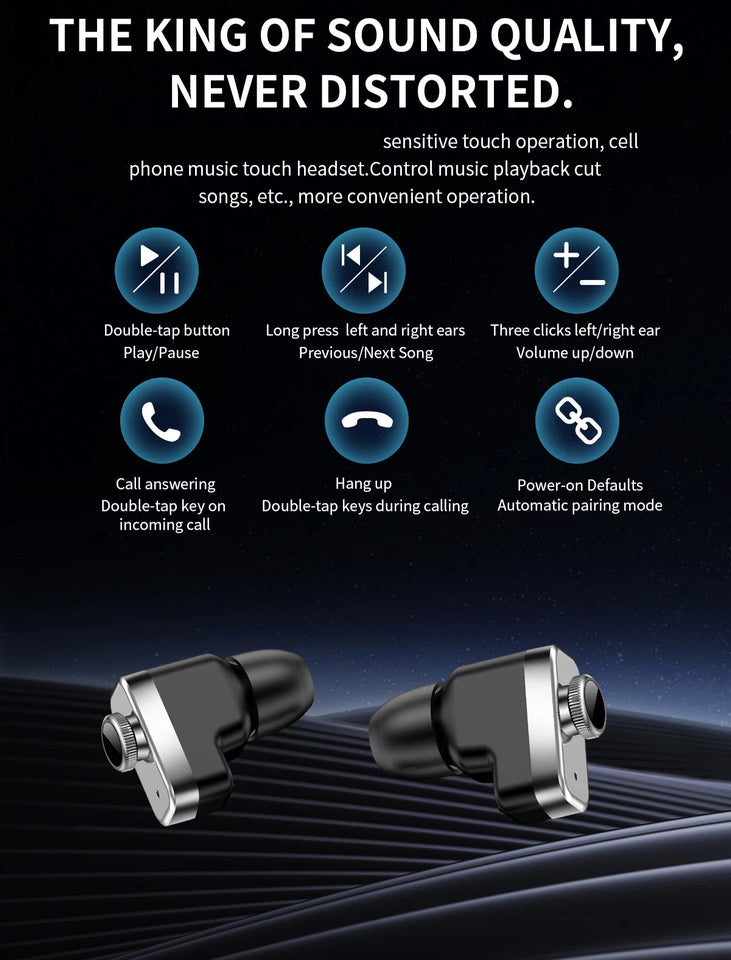 2024 New T95 Smart Watch TWS2 In 1 Bluetooth Earphones HIFI 9D Sound Quality With Built-In Speaker AI Voice Health Monitoring
