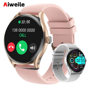 Aiweile AW19 Smart Watch Smartwatch Watch for Women 2024 Waterproof Sports Fitness Bluetooth Call Health Fitness Tracking wrist