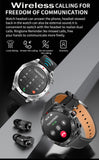 2024 New T95 Smart Watch TWS2 In 1 Bluetooth Earphones HIFI 9D Sound Quality With Built-In Speaker AI Voice Health Monitoring